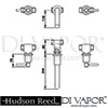 Hudson Reed Tec Lever Wall Mounted Bath Mixer Dimension