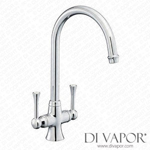Better Bathrooms TES1CM Rangemaster Chrome Twin Lever Kitchen Tap - Estuary Spare Parts