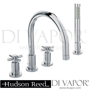 Hudson Reed TEX304 Tec Crosshead 4 Tap Hole Bath Mixer Spare Parts