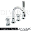 Hudson Reed Tec Crosshead 4 Tap Hole Bath Mixer Spare Parts
