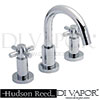 Hudson Reed Tec Crosshead Basin Mixer Tap With Swivel Spoutpop up waste Spare Parts