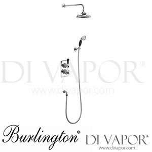 Burlington TF2S BLA V60 Trent Thermostatic Dual Outlet Concealed Divertor Shower Valve Spare Parts