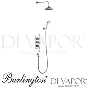 Burlington TF3S BLA V60 Trent Thermostatic Dual Outlet Concealed Shower Valve Spare Parts