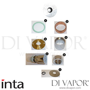 Inta TF9973CP Concealed Timed Flow Control (3 Sec Version) Shower Spare Parts