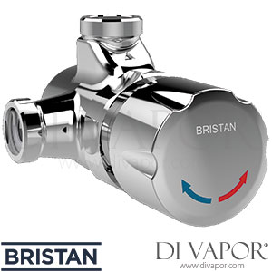 Bristan TFS 1 C Timed Flow Shower Valve with Vandal Resistant Shower Head