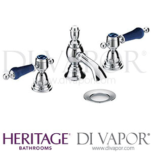 Heritage TGRBL06 Glastonbury 3 Taphole Basin Mixer Bathroom Tap Spare Parts