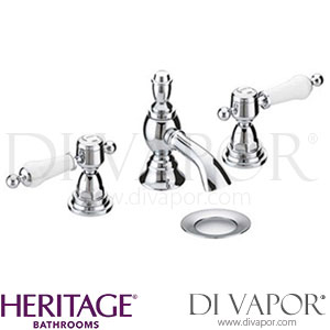 Heritage TGRC06 GEN3 Glastonbury 3 Taphole Basin Mixer - 27/07/15 - Tap Spare Parts