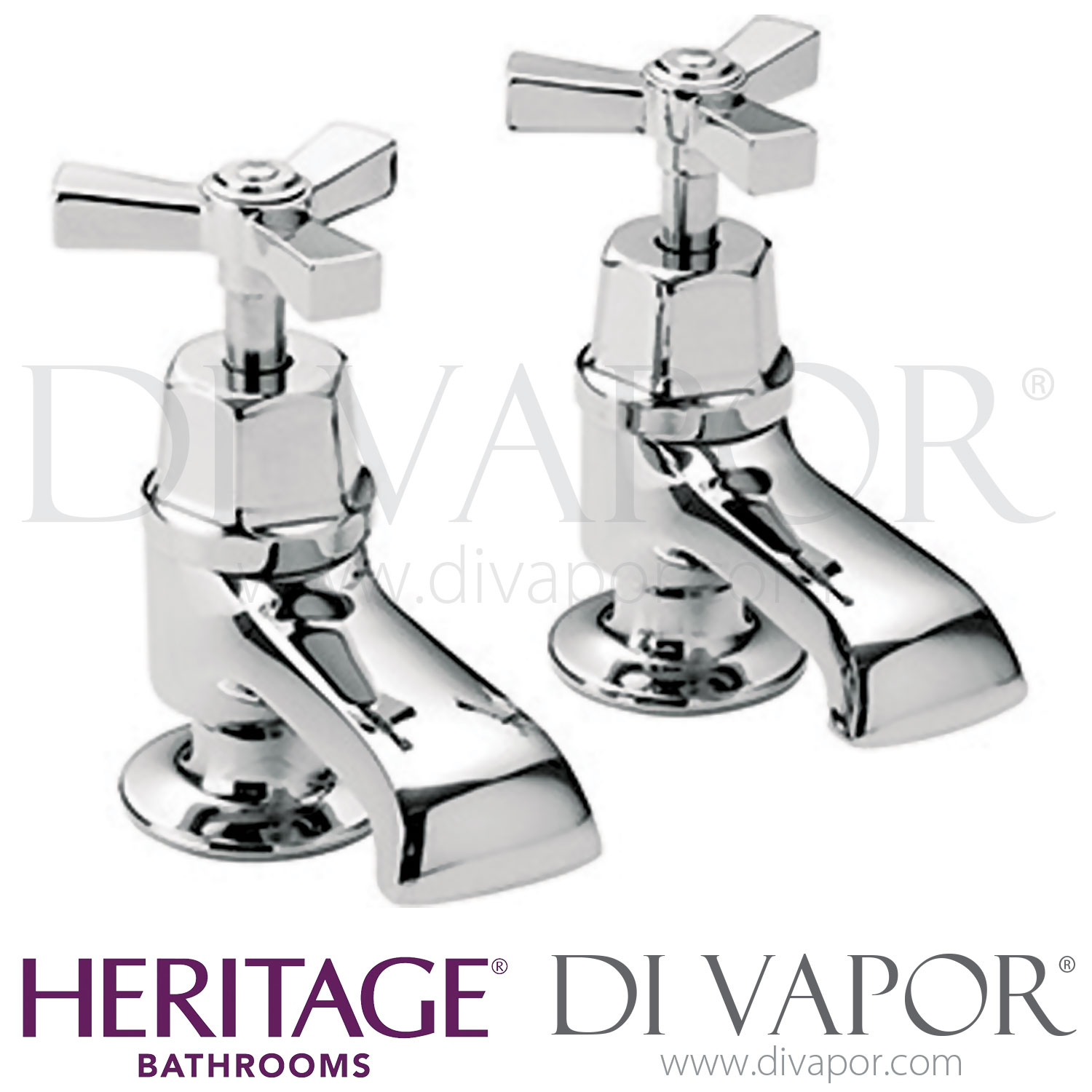 Heritage TGRDC01 Gracechurch Bath Pillar Taps Spare Parts