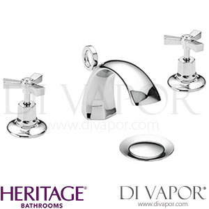 Heritage TGRDC06 Gracechurch 3 Taphole Basin Mixer - 17/08/2017 - Bathroom Tap Spare Parts
