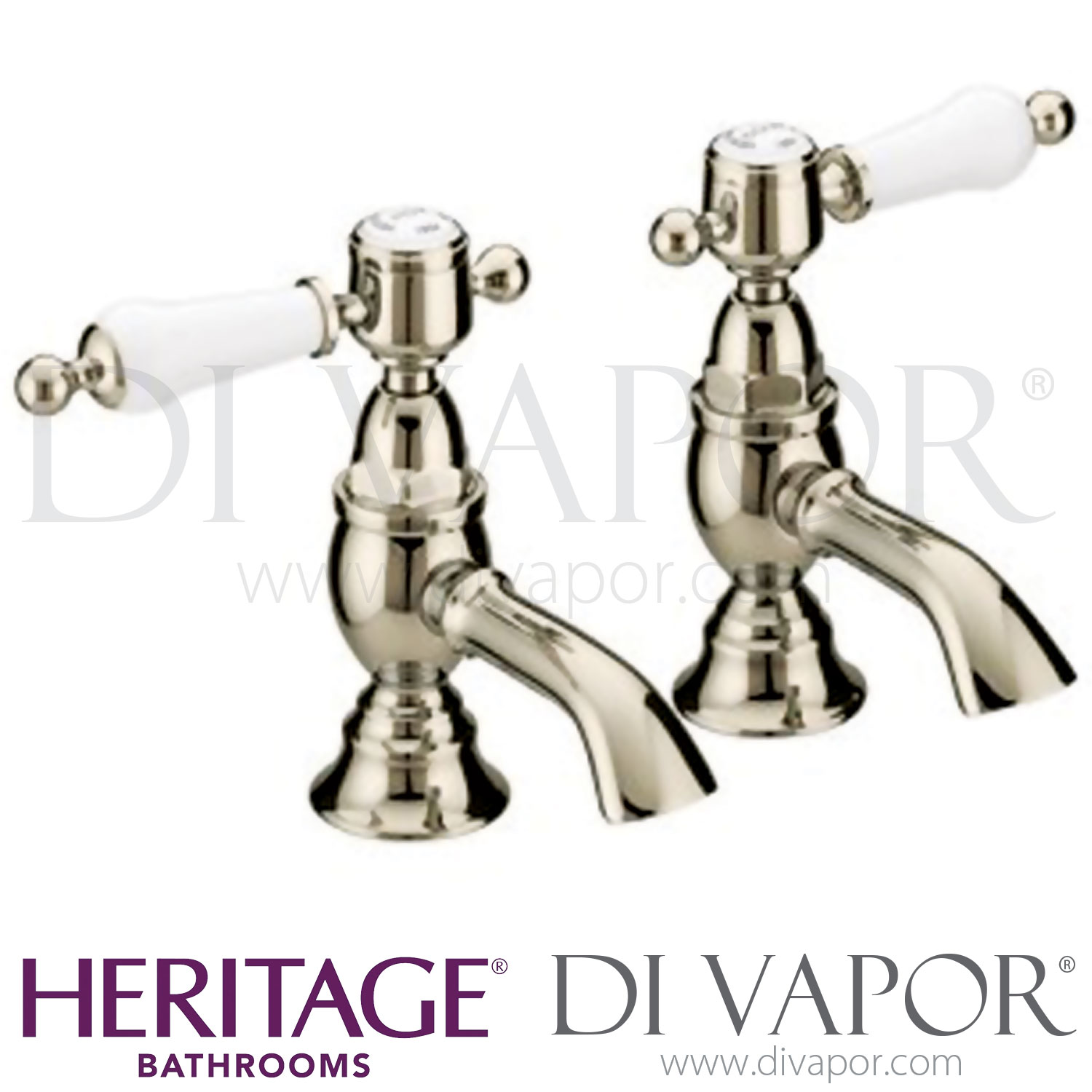 Heritage TGRG00 Glastonbury Bathroom Basin Pillar Taps Spares