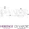 Heritage Glastonbury 1 Taphole Basin Mixer Bathroom Tap Dimensions