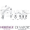 Heritage Hemsby 5 Taphole Bath Shower Mixer Dimensions