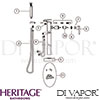 Heritage THPC171 Mixer Spare Tech Diagram