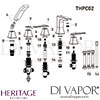 Drawing Heritage Hemsby 5 Taphole Bath Shower Mixer Spares