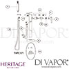 Drawing Heritage Hemsby Floor Standing Bath Shower Mixer Spares