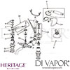 Heritage Hartlebury Deck Bath Shower Mixer Spares