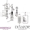 Drawing Heritage Hartlebury 3 Taphole Basin Mixer Spare