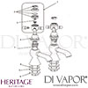Drawing Heritage Hartlebury Basin Pillar Taps Spares