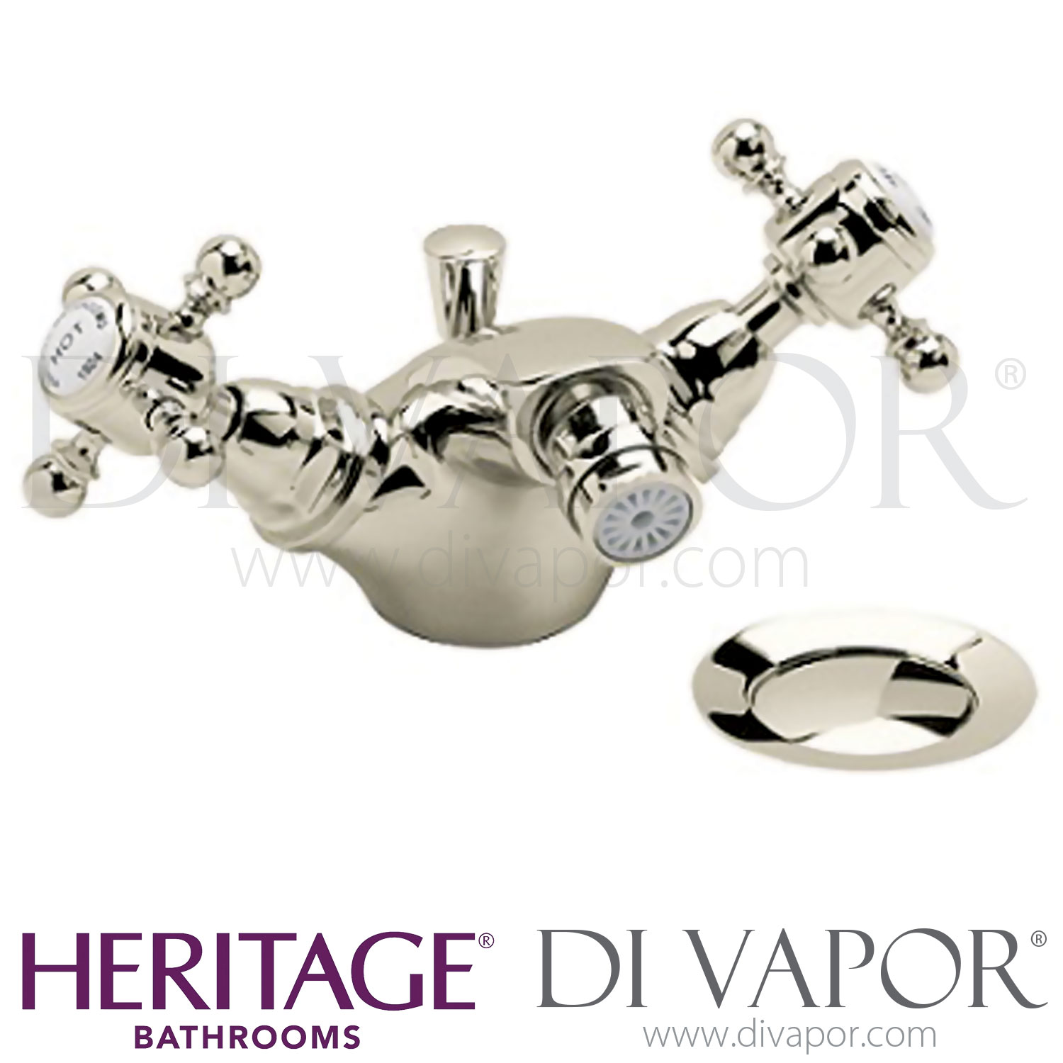 Heritage THRG05 Hartlebury Bidet Mixer Vintage Gold Spare Parts