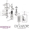 Drawing Heritage Hartlebury 3 Taphole Basin Mixer Spares