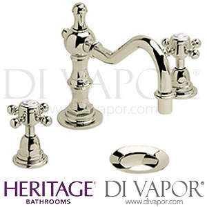 Heritage THRG09 Hartlebury 3 Taphole Swivel Spout Basin Mixer - Vintage Gold - Spare Parts