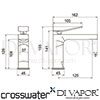 Crosswater TI110DNC Diagram