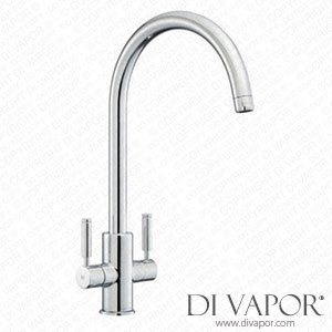 Better Bathrooms TID1CM Rangemaster Chrome Twin Lever Kitchen Tap - Intense Spare Parts