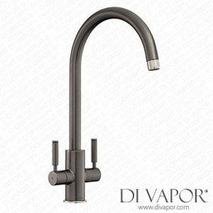 Better Bathrooms TID1GR Rangemaster Grey Twin Lever Kitchen Tap - Intense Spare Parts