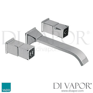 VADO TIM-109-C/P Time 3 Hole Wall Mounted Basin Mixer Tap Spare Parts