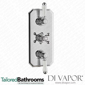 Tailored Bathrooms TIS0093 Tenby Traditional Concealed Thermostatic Shower Valve Spare Parts