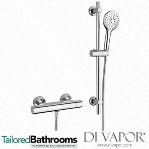 Tailored Bathrooms TIS0129 Snowdon Cool Touch Bar Valve and Riser Kit Spare Parts