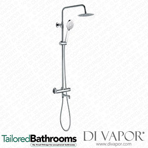 Tailored Bathrooms TIS0174 Plumb Essentials Thermostatic Shower Kit with Bath Filler Spare Parts