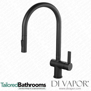 Tailored TIS5082 Mayhill Black Single Lever Pull Out Kitchen Tap Spare Parts
