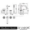 Hudson Reed Revolution Bath Shower Mixer Dimensions