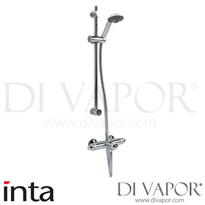 Inta TL30014CP Telo Thermostatic Bath Shower Mixer with Flexible Slide Rail Kit Spare Parts