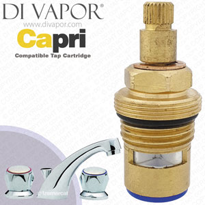 Tre Mercati Capri 3 Hole basin Cold Tap Cartridge Compatible Spare - TMC982