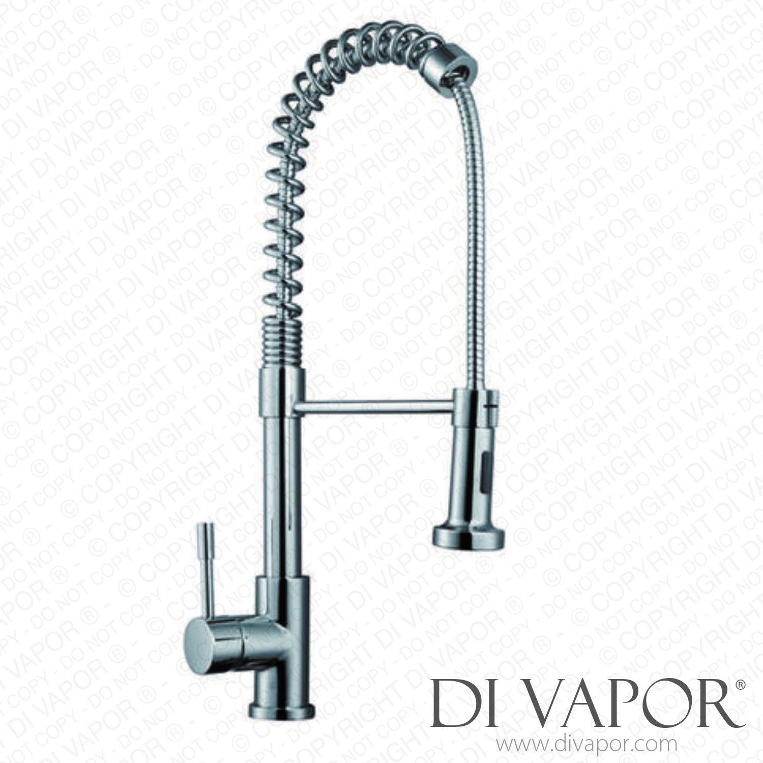 Better Bathrooms TMT024 Enza Forster Chrome Single Lever Pull Down