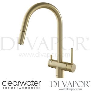 Clearwater TO2BB Toledo Brushed Brass Filtered Water Pull Out Kitchen Mixer Tap Spare Parts