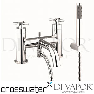 Crosswater TO422DC Totti II Bath Shower Mixer with Kit Spare Parts