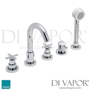 VADO TON-135-3/4-C/P Tonic 5 Hole Bath Shower Mixer Spare Parts