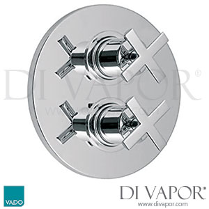 VADO Tonic 1 Outlet 2 Handle Concealed Shower Spare Parts