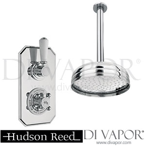 Hudson Reed Topaz Concealed Valve Inc. 200mm Round Head & Ceiling Mounted Arm Spare Parts