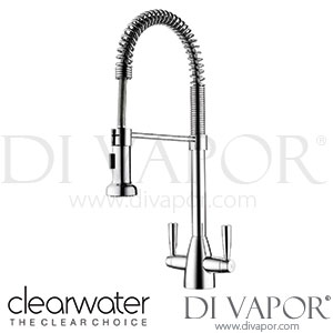 Clearwater TP2CP Tutti Pro Dual Lever Chrome Pull Out Kitchen Mixer Tap Spare Parts