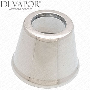 Tap Shroud - Metal - Chrome - 1/2 Inch Fitting