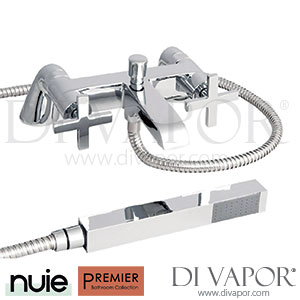 Premier / Nuie TPI304 Pilgrim Bath Shower Mixer with Shower kit & Wall Bracket Spare Parts