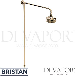 Bristan TRD RISE G Traditional Rigid Riser Shower Kit - Gold Spare Parts