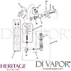 Drawing Heritage Ryde 1 Taphole Basin Mixer Spares