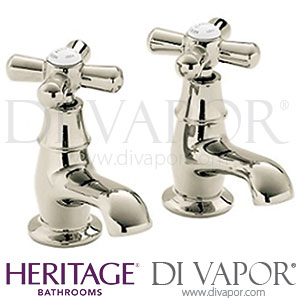 Heritage TRHG00 Ryde Basin Pillar Taps - Vintage Gold - Spares