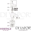 Drawing Heritage Somersby Basin Pillar Taps Spares