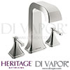 Heritage Somersby 3 Taphole Bath Filler Spare Parts